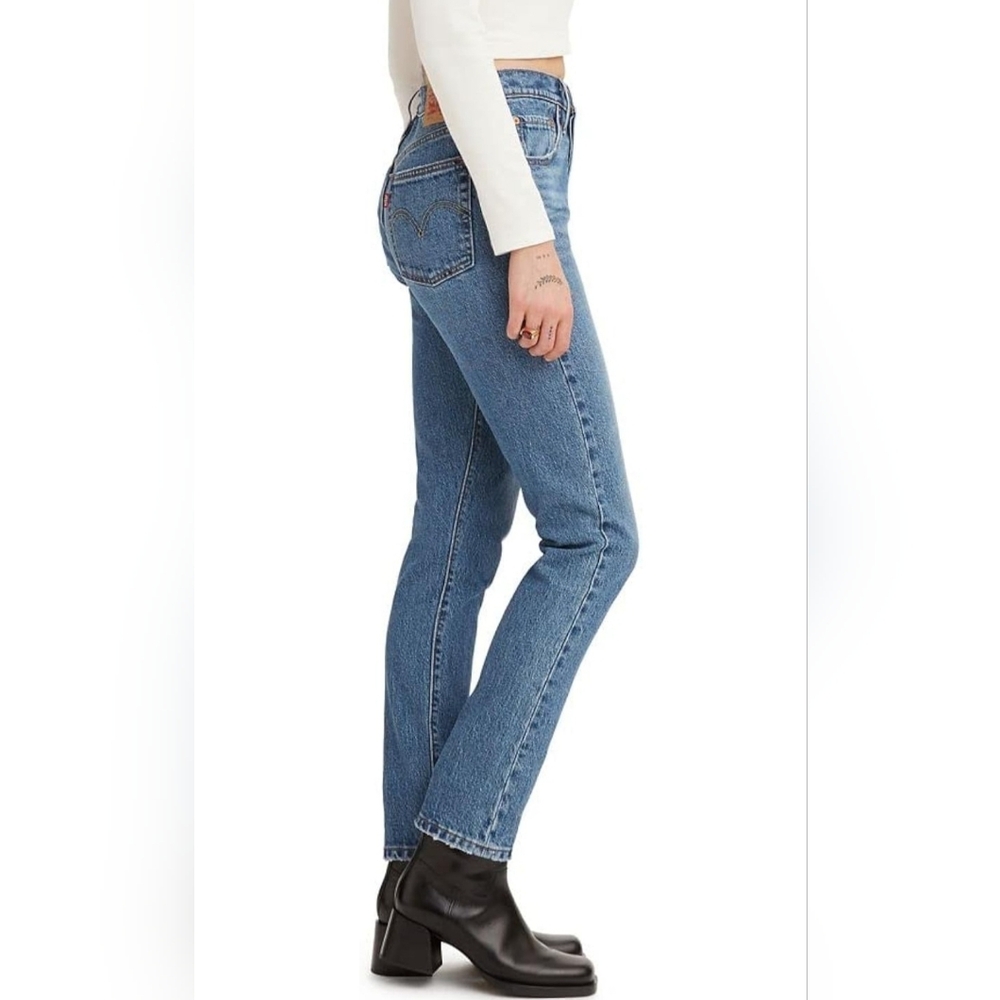 Levi's 501 Women Denim Jeans W26 L28 Blue Denim Classic Straight